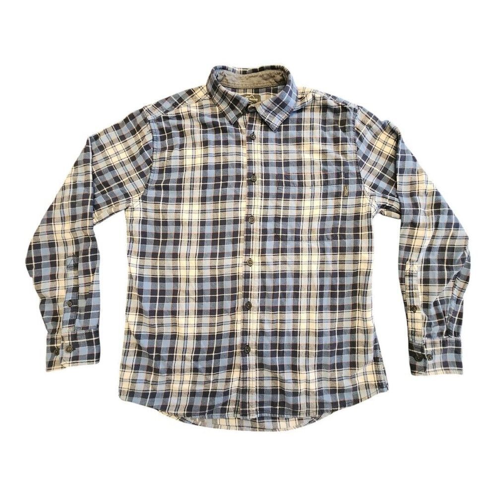 NWOT Eddie Bauer Men Multicolor Button Down Plaid Shirt Size Medium Outdoors